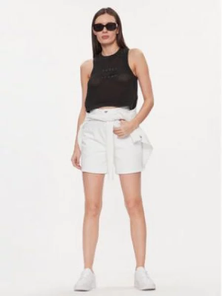 Tommy Hilfiger Džínové šortky bílá