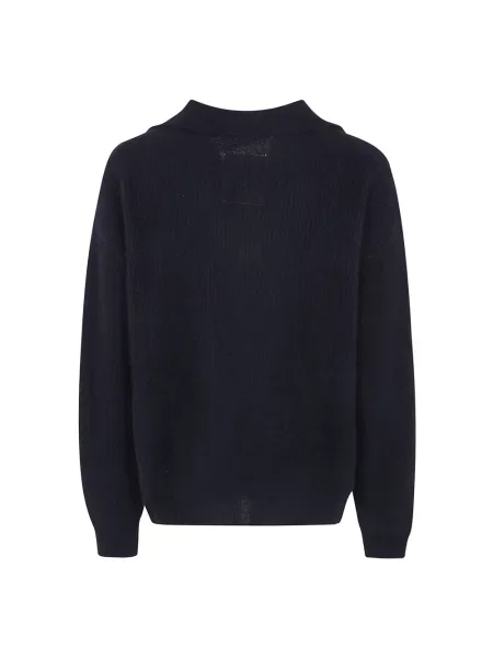 Sweter Uma Wang z dekoltem w serek czarny