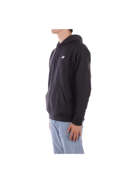 Bluza New Balance Small Logo French Terry Hoodie black czarna