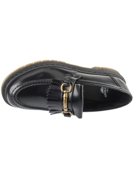 Mocasini Dr. Martens cu toc plat negru
