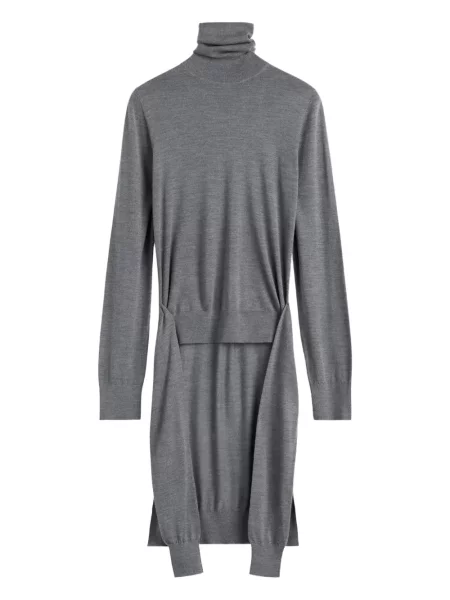 Rochie midi Toteme până la genunchi de costum gri