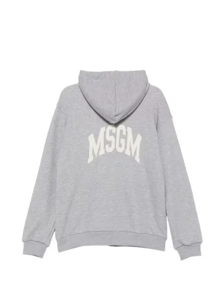 Bluza z kapturem dziecięca Msgm szara
