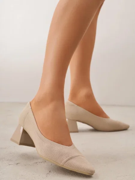 Pantofi cu Zaehira închis bej