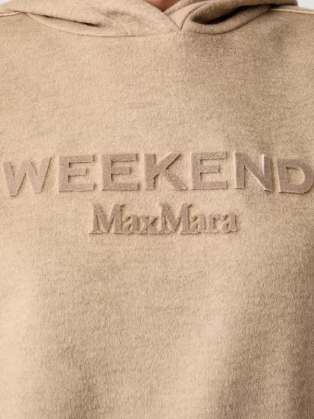 Шерстяной свитер Weekend Max Mara с капюшоном