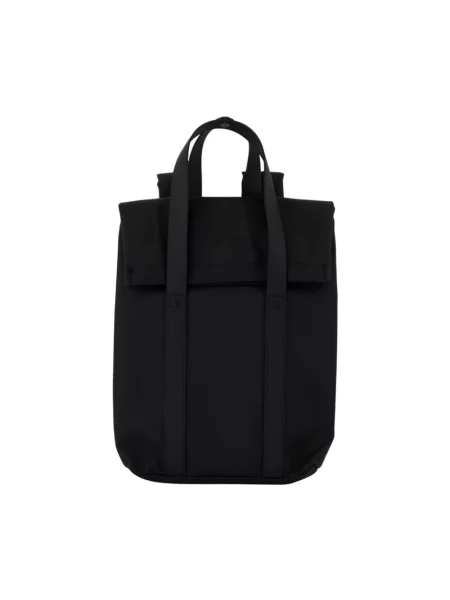 Rains Tote Bag Mini Black Unisex Plecaki i torby Rains Size: One size czarny