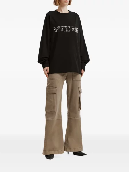 Lung tricou We11done negru