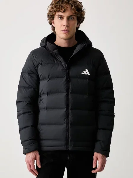 Adidas geacă cu puf pentru bărbați Helionic negru