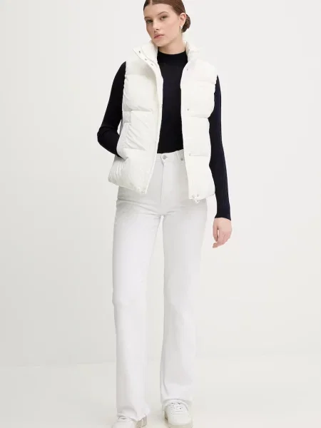 Пухова безрукавка Lacoste зимова білий