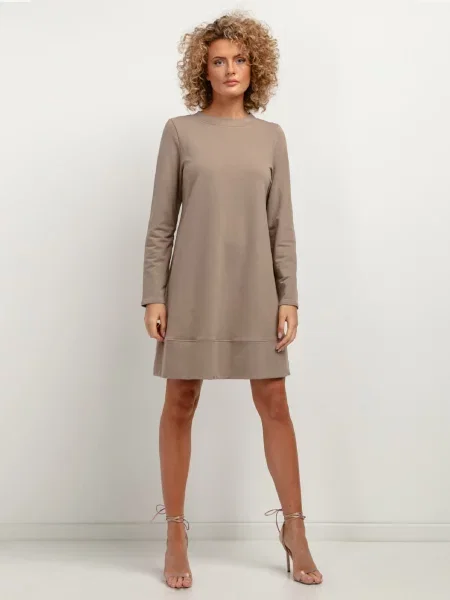 TESSITA Šaty cappuccino