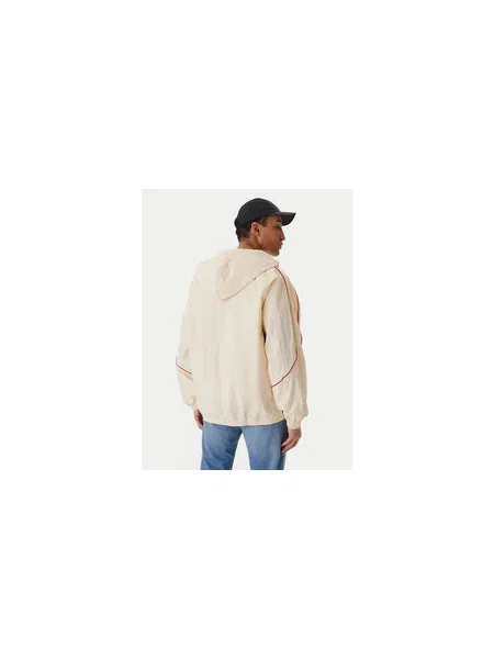 Kappa Vetrovka Banda Silas Écru Comfort Fit