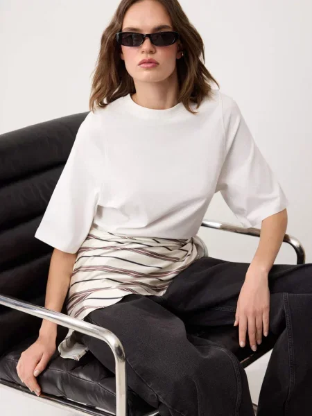 Trendyol Tricou ecru
