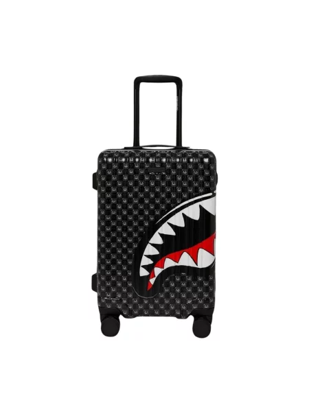Sprayground walizka twarda SHARKS IN PARIS szara