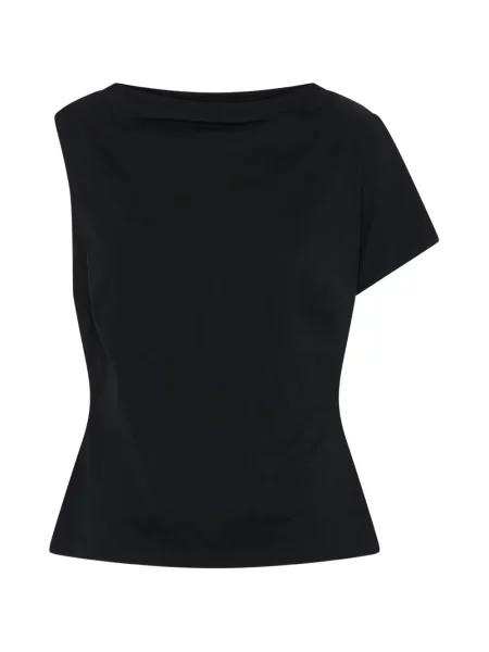 Tricou Anna Quan asimetric negru