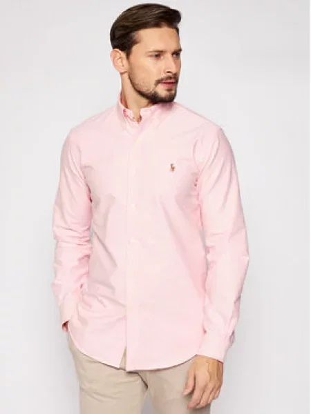 Polo Ralph Lauren Сорочка Bsr Custom Fit рожевий