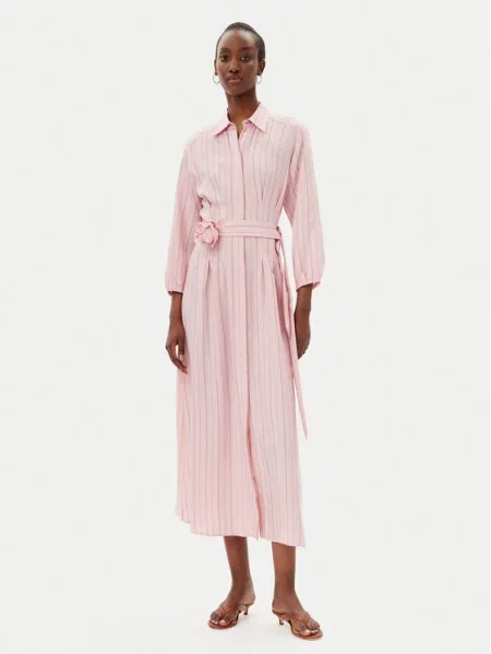 Srajčna obleka Marella roza