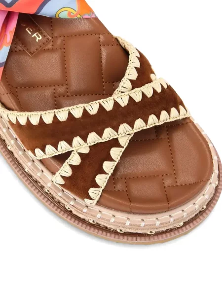Fular Kurt Geiger London cu platformă maro