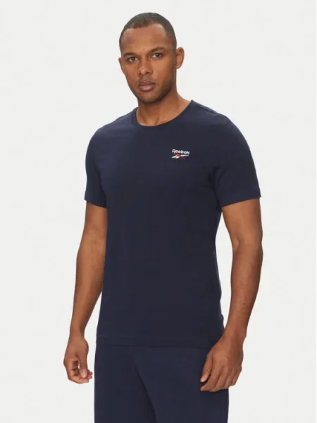 Reebok Tricou Bleumarin alb