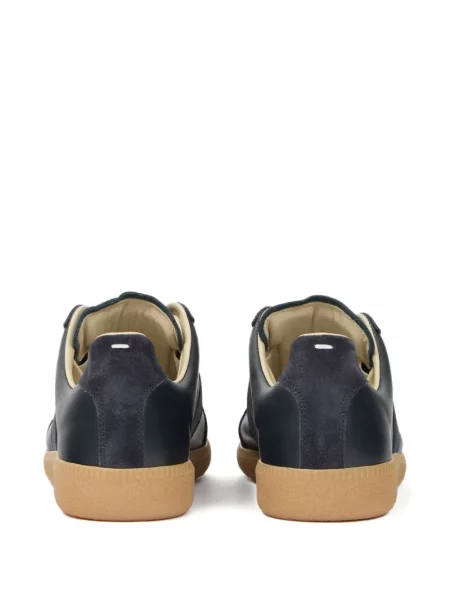 Sneakers Maison Margiela με κορδόνια σουέντ μαύρο