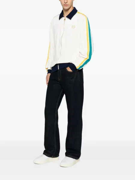 Hanorac Sergio Tacchini cu broderie alb