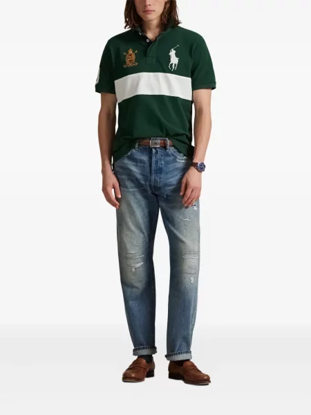 Șosete Polo Ralph Lauren cu 5 buzunare cu broderie tricotate albastru