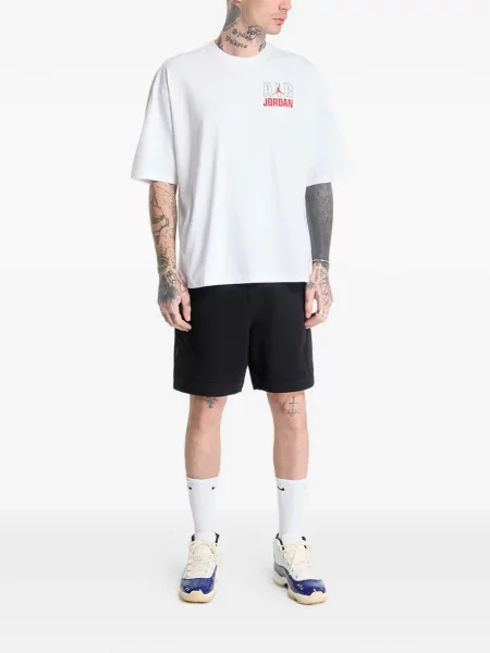 Tricou Jordan cu imagine alb