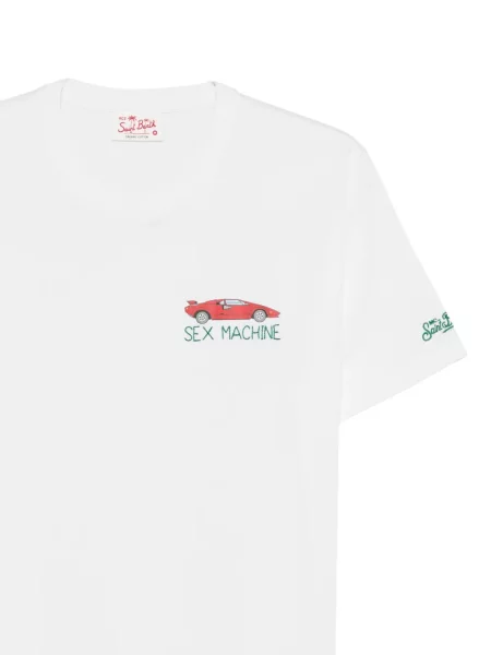 Tricou Mc2 Saint Barth cu imagine alb