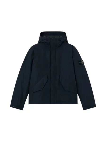 Płaszcz Stone Island z kamieniami niebieski