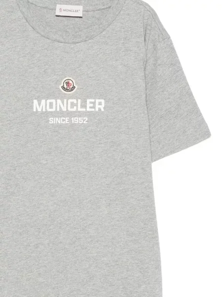 Koszulka dziecięca Moncler Enfant szara