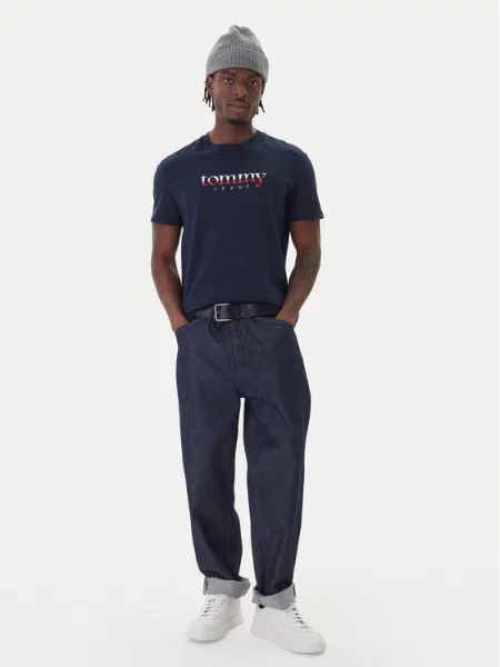 Tommy Jeans Marškinėliai Tamsiai mėlyna