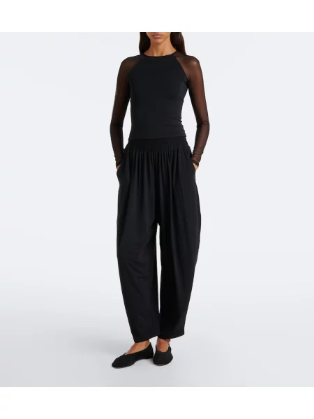 Tricou Eres din tul negru
