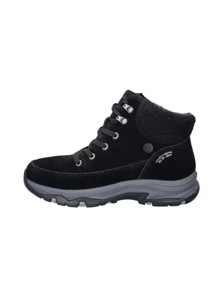 SKECHERS Ghete cu șireturi negru