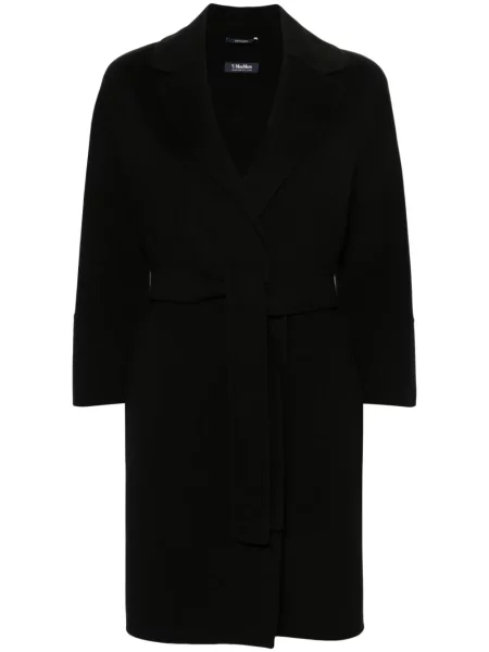 Haină de lână 's Max Mara de lână negru