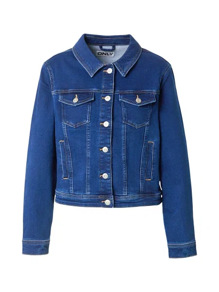 ONLY Geacă de primăvară-toamnă ONLWESPA denim albastru