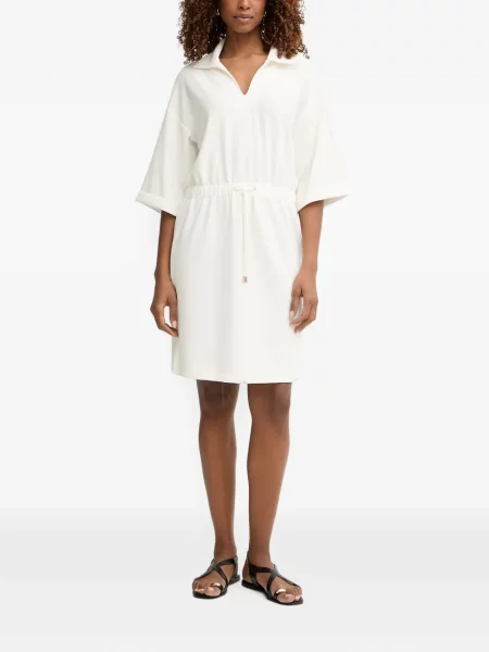 Rochie mini Liu Jo cu broderie alb