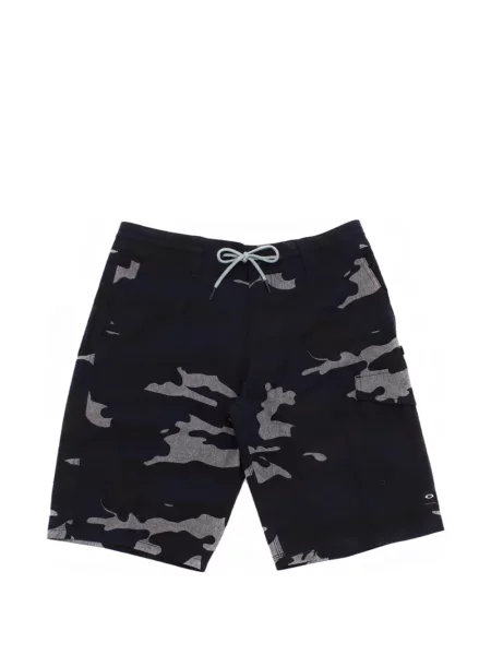 Pantaloni scurți Oakley cu imagine cu model camuflaj negru