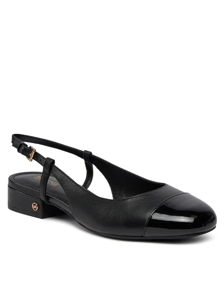 Sandale MICHAEL Michael Kors Perla Flex Sling Flat negru