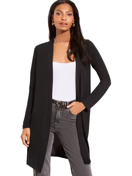 Lipsy Geacă tricotată negru