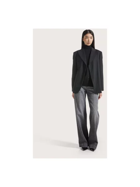 Sweter z golfem Seventy czarny