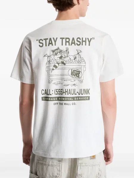 Tricou Vans cu imagine alb