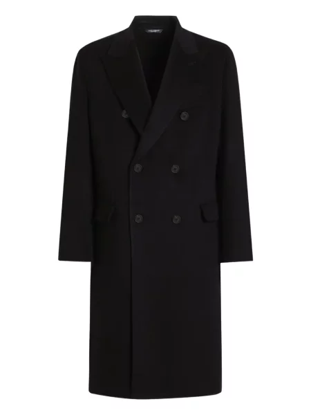 Palton Dolce & Gabbana de lână negru