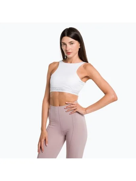 Calvin Klein Medium Support YAF яркобял фитнес сутиен бяло