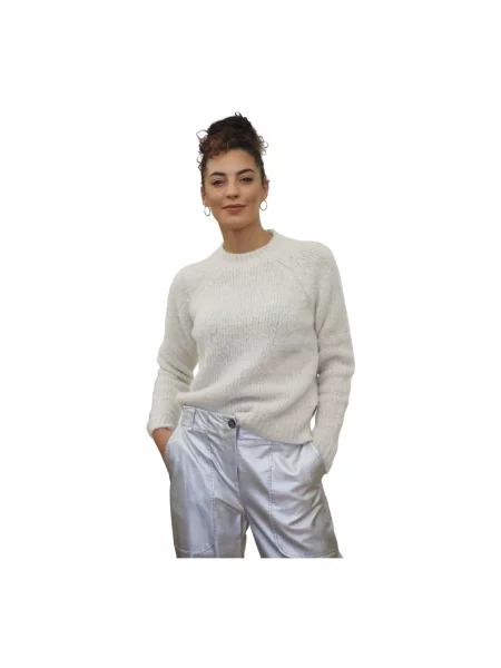 Sweter Alessia Santi wełniany biały