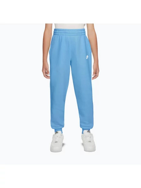 Gyerek nadrág Nike Sportswear Club Fleece football blue/white. Méret: fehér
