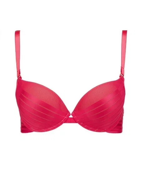 Бюстгальтер HUIT 8 Mrs Wang малиновий поліамід/еластан