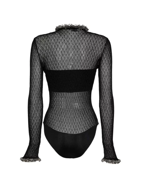 Body Self-portrait plasă negru