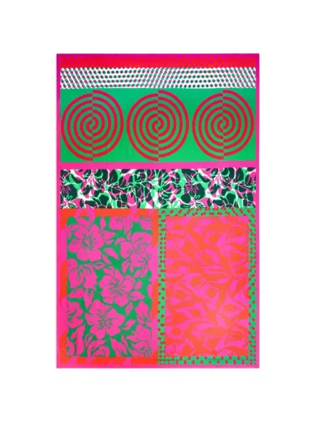 Szal Dries Van Noten różowa