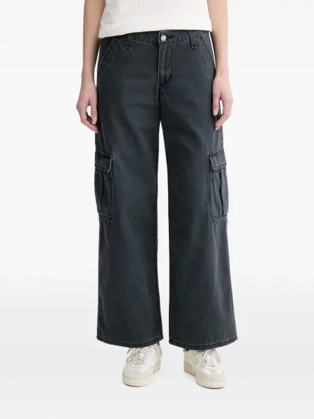 Pantaloni Levi's® în carouri cu imagine cu cordon albastru