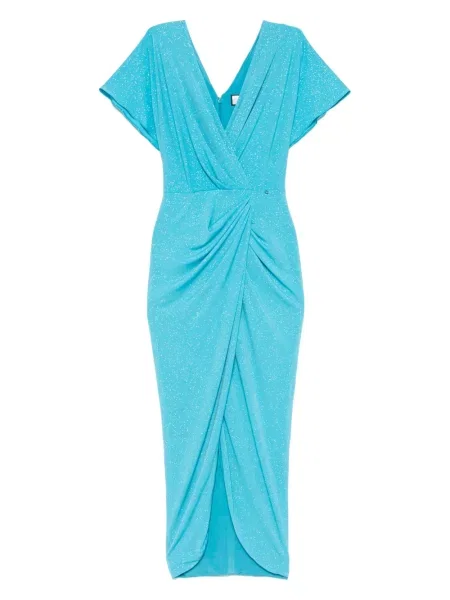 Sukienka Nissa garniturowa niebieska