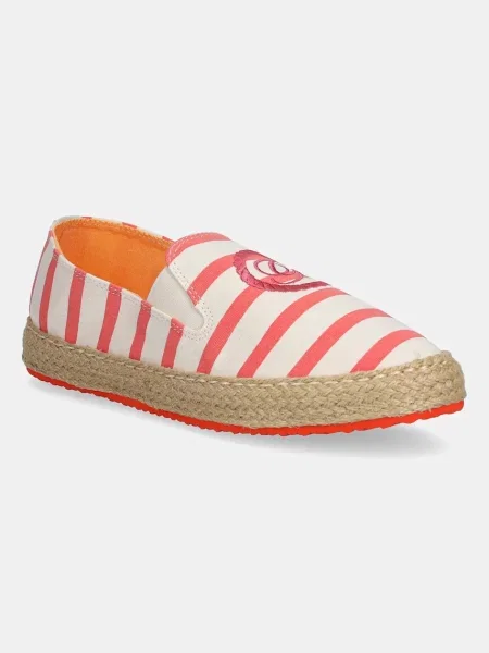 Gant espadrile Raffiaville bej alb