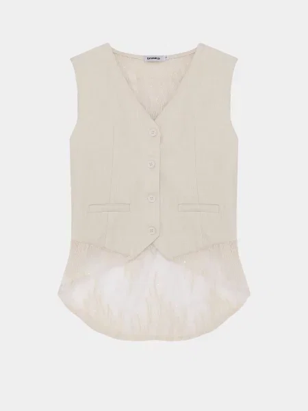 Жилет Braska поліестер/спандекс бежевий